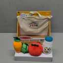 Melissa & Doug Multi-Sensory Market Basket Fill & Spill Infant Toy - Play Food Menus, Pretend Play Grocery Toys, Sorting And Stacking Toys, Multi-Sensory Toys For Infants And Toddlers Ages 1+