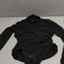 Women's Bodysuit Mock Neck Casual Ruched Long Sleeve Jumpsuit M