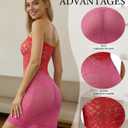 Womens Lingerie Fishnet Dress, Fishnet Lingerie Teddy Sheer Mesh Lingeries Dress for Women