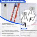 Werner 24-32ft Extension Ladder Lock 28-11 Kit Compatible with Aluminum & Fiberglass, Easy Install, Durable Rung Locks for 28-11 Rungs