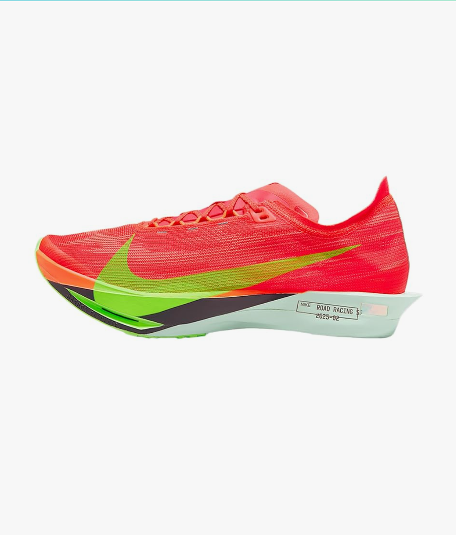 Nike Streakfly 2 Road Racing Shoes (HF6416-600, Bright Crimson/Hyper Orange/Gridiron/Lime Blast) Size 12
