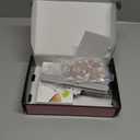 French Tip Press On Nails Kit, Jofay Fashion x Coat Gel Nail Tips Kit, 288Pcs Brown Medium Almond Spring Fake Nail Tips Pre-Base Coat & Pre-French Nails, Acrylic Nails Glue On Nails for Nail Art DIY