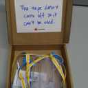 2Pack Battery Powered LED Strip Lights, 3.28FT COB LED Light Strip, Warm LED Strip Light for Under Cabinet, Closet, Shelves, Bedroom, DIY Lighting Battery LED Strip Lights