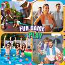 50 Pcs Reusable Water Balloons 2 Inch Water Balls Pool Games with 8 Pcs Cooling Towels Summer Outside Toys for Outdoor Fun Game Play