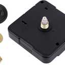 Quartz Clock Mechanism Replacement, 17/32 Inch Shaft Length Quartz Wall Clock Silent Movement Replacement Motor Battery Operated DIY Repair Parts, No Battery