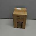 Makeup Brush Holder, 2 Tier Clear Cosmetic Tools Organizer, Round Makeup Organizer for Vanity Countertop (Black)