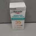 Eucerin Sun Tinted Sensitive Mineral Face Sunscreen Lotion SPF 35, Non-Comedogenic Mineral Sunscreen with Gentle Zinc Oxide Protection for Sensitive Skin, 1.7 Fl Oz Bottle