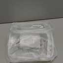 3 Packs Clear Bogg Beach Tote Bag with 2 Pack Insert Hooks Accessories for Bogg Bags Travel Makeup Clean Toiletry Brush Organizer Cosmetic Divider Storage Inner Pouch (White)