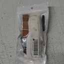 for Tesla Model X Key Fob Cover with Keychain, Full Cover Protection Key Fob Case Premium Soft TPU Smart Remote Key Holder (Ivory)