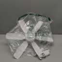 20.5'' Socket Fan Light with Memory Function, 5 Fan Speeds with Adjustable Light for Bedroom, Kitchen, Living Room, 8 Hours Timer, White (Remote need Paired before Use)