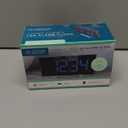 La Crosse Technology Curved Blue LED Atomic Dual Alarm Clock, 1.8 Inch (617-249)