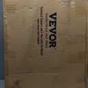 VEVOR Window Door Awning Canopy 117" x 38", UPF 50+ Polycarbonate Entry Door Outdoor Window Awning Exterior, Front Door Overhang Awning for Sun Shutter, UV, Rain, Snow Protection, Hollow Sheet (Brown Board & Black Bracket)