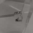 Disposable Face Towel Storage Box Compatible with Facial Towel XL, Acrylic Disposable Face Towelette Holder Container, Clear