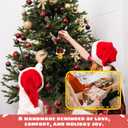 Bee Ornament - Bee Gifts for Women, Men, Lovers - Bees Bumble Ornaments for Christmas Tree, Bees Honey Ornaments for Christmas Tree - Crochet Ornament & Message Card