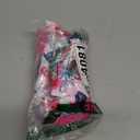 SHEKINI Women's Scalloped Bathing Suit Triangle Bikini Halter Sexy Floral Two Piece Swimsuits (Large, Bright Pink)