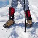 Aliglow Ice Snow Grips Over Shoe/Boot Traction Cleat Spikes Anti Slip Footwear (Small (3-5MEN/ 5-7WOMEN))