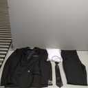 Boys Slim Fit Suits for Boy Suit Set Kids Dresswear for Formal Wedding (14, Black(tie))