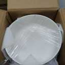 MALACASA 24 OZ Cereal Bowls, Porcelain Soup Oatmeal Bowls Set of 6, Kitchen Ceramic Serving Bowl, Dishwasher Microwave Oven Safe, White, Series LUNA