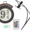 Vintage Platform 9 3/4 Night Light,Hanging 9 Night Light, Home Decor Sign Lights Decoration, Gift for Fans (RGB Remote)