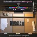 Quntis Monitor Light RGB Backlight, Eye-Care Computer Lights Bar Gaming Office Desk Lamp, 15 Modes Backlight, 3 Color Temperature & Brightness Dimmable Front Light, Ra95 Screen No Glare Monitor Lamp