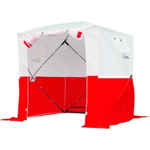 Goutime Professional Work Tent,Instant Pop-Up Canopy Tent 2x2m, Heavy-Duty Portable Shelter for Construction Site, Outdoor Workshop, Warehouse & Camping,Red, 7.2ft x 7.2ft x 6.6ft