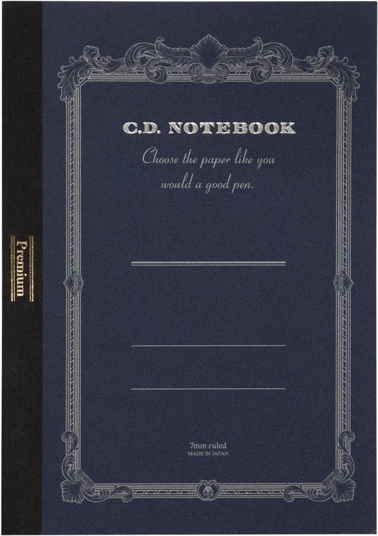 Apica Premium C.D. Notebook - A5-7 mm Rule - 96 Sheets