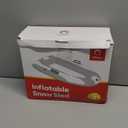 QPAU Inflatable Snow Sled, Heavy Duty Snow Tube with Reinforced Handles, Snow Sleds for Kids and Adults Winter Toys Gifts, Toboggan for Family Outdoor Sledding