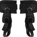 Adjustable D Ring Ankle Straps for Cable Machines, Fitness Ankle Straps with Buckle, Multipurpose Gym Exercise Equipment for Leg Extension and Glute Workouts, Comfortable Polyester