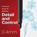 Sharpie Felt Tip Pens, Fine Point Pens (0.4mm), Felt Tip Markers, Assorted Colors, 12 Count - Journaling, Art, Drawing, Markers