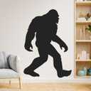 Large Bigfoot Wall Decal 60 x 42 Inch Sasquatch Big Foot Silhouette Peel and Stick Wall Decals for Office Home Decor Gifts for Sasquatch Bigfoot Lovers (Black)
