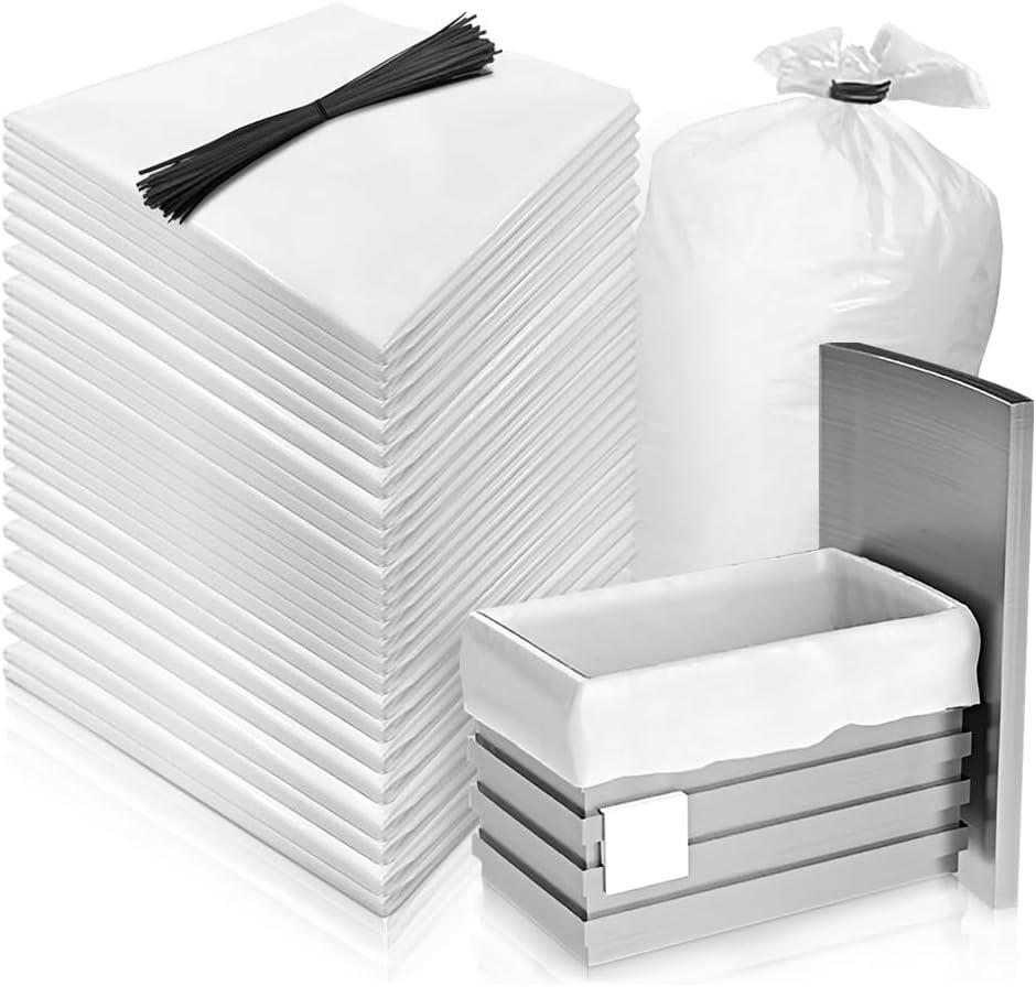 60-pack W10165294RB Trash Compactor Bags - leak-proof trash compactor bags for kitchen 60-ct 15 inches - Fits 15-inch Rectangular Drawer Compactors