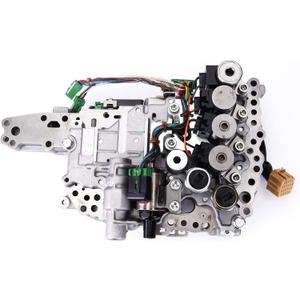 JF011E RE0F10A F1CJA CVT Transmission Valve Body(TWO PRESSURE SENSORS) with Stepper Motor Solenoid Kit Harness Compatible with 2007-2012 Dodge/2007-2010 Jeep/2007-2016 Mistubishi/2002-2015 Nissan