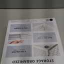 Upgraded Cabinet Organizers and Storage -Divided Compartment Holder for Plastic Bag, Wrap, Foil, Snack and Box for Kitchen and Pantry Organization and Storage, Kitchen Organization (Black)