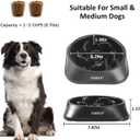 YINEYA Slow Feeder Dog Bowls, Pet Supplies that Slow Down Eating, Pet Food Bowls, Maze Dog Puzzle Feeder for Medium Breed