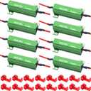 Twidec/8Pcs 50W 8Ohm LED Load Resistors For Fix LED Hyper Flash Turn Signal Light Bulb Fast Blink Error Code RX24-50W8-8X