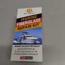 Marine Fiberglass Repair Kit for Boats, Gel Coat Repair Kit for Boats, Fiberglass Boat Repair Kit, Epoxy Filler for Boats, Fiberglass Kit Fix Holes Chips Pit Cracks (Color Match)