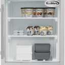 KoolMore 24 in. Commercial Manual Defrost Countertop Display Freezer in White with Stainless Steel and Glass Door, 4.6 Cu. ft. (KM-MDF46GD)