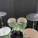 Egg Crate Foam soundproof wall panels,Sound Absorbing for Studio,48''X24''X2'' inch Acoustic Panels, high-Density Fireproof sound proof panels for walls (4P Black)