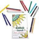 S&S Worldwide Teen Gratitude Journal Class Pack. 100-pgs, Daily Prompts, Cover to Color, Inspiring Quotes, for Self-Esteem, Positive Thinking, Mindfulness, Resilience, Ages 12 and up, 6"x9", Pk 12