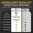 Soldering Iron Kit - 100W High Power Portable Soldering Iron With C245K Tip, Automatic Temperature Adjustment, 2 Seconds Fast Heating (390F-840), Ideal for Precision Repair