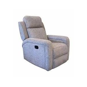 SitsWell Kasen Glider Recliner Gray Chenille, 31.1 in x 32.3 x 25.6
