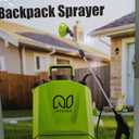 Battery Powered Backpack Sprayer 4 Gallon, Electric Garden Sprayer in Lawn