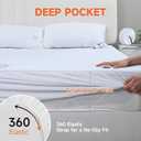 Heated Mattress Pad King - Electric Mattress Pad Cover with Dual Controllers, 5 Heat Settings & 10-Hour Auto Off, Deep Pocket Bed Protector for All Seasons, 78"x80"
