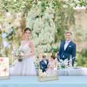Acrylic Sign Holder 8.5 x 11 Inch - 3 Pack Gold Picture Frame Vertical Double-Sided Display Stands,Flyer Holder & Plastic Paper Holder - Vendor Booth Display Items for Wedding Business Store Party