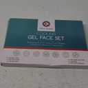 Medi Grade Cooling Ice Face Mask and Cooling Eye Mask for Puffy Eyes & Migraine Relief - Self Care Face Ice Pack with ChillGel Face Ice Mask Technology - Cooling Face Mask, Eye Pads and Bag