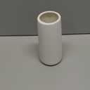 Ceramic Vases - Nordic Minimalism Style Decoration, Elegant Vase for Mantel, Table, Living Room Decoration, White Modern Geometric Decorative Flowers Vases for Home Decor (Medium)