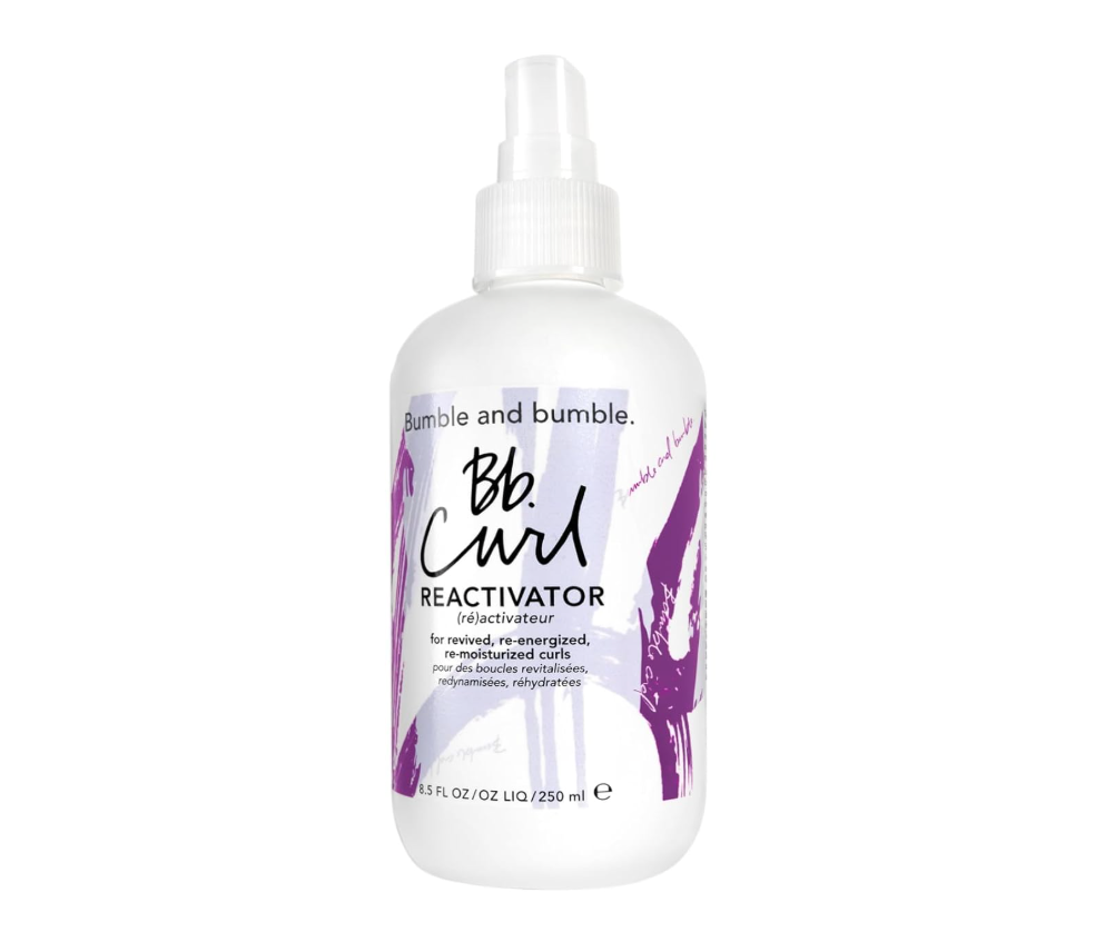 Bumble and bumble. Curl Reactivator Hair Mist | For Revived + Remoisturized Coils, Curls, Waves | Anti Frizz | UV Protection| With Jojoba, Avocado + Coconut Oil | Standard Size, 8.5 Fl Oz