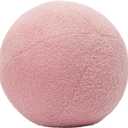 12 Inch Round Hugging Pillow Plush Toy Soft Plushies Throw Pillows Kids' First Ball Plush Toys for Home Decor Or Gift for Kids and Lovers (Pink)