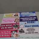 Funny Car Magnet Bumper Sticker - 10Pcs Hilarious Funny Joke Vehicle Magnets Embarrassing Harmless Waterproof Bumper Decals, Strong Magnetic Car Home Warning Sign Decor Gift for Adult Friends Couples