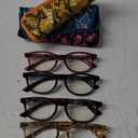 EYEGUARD Reading Glasses 4 Pack Quality Fashion colorful Readers for women (C1 Normal Reading Lens), +2.25 